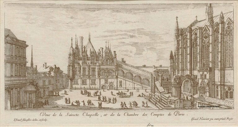 Veue de la Saincte Chapelle, et de la Chambre des Comptes de Paris (av. 1655)